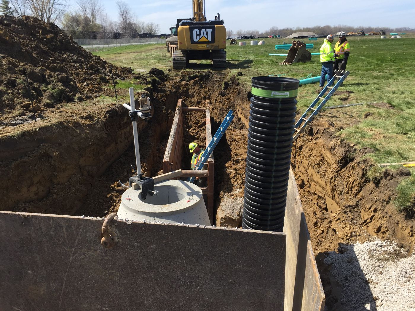 Site development work in progress